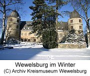 Bild Wewelsburg im Winter, Copyright: Archiv Kreismuseum Wewelsburg