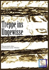 Plakat Theater odos Münster "Treppe ins Ungewisse"
