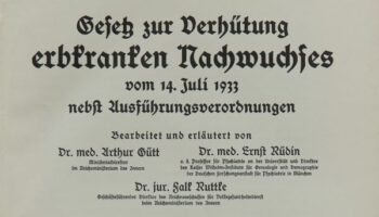 Gesetz zur Verhütung erbkranken Nachwuchses vom 14. Juli 1933 (Erbgesundheitsgesetz)