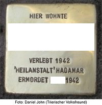 Stolperstein in Trier